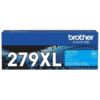 Genuine Brother laser toner cartridge, high page yield up to 2300 pages, model TN279XLC, cyan - Delivery within 7 days